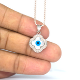 Evil eye Necklace Sterling silver